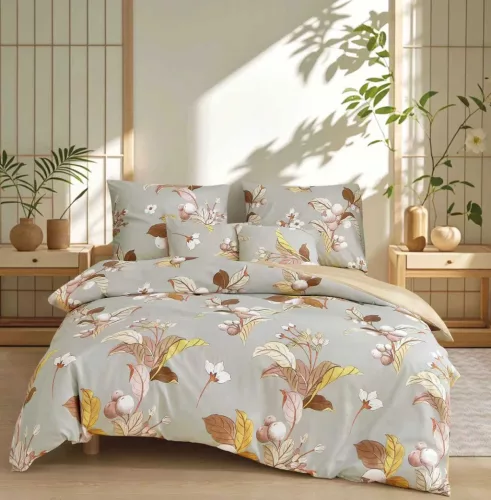 Ágyneműhuzat Adelin Flanel őszi leveles 7 részes