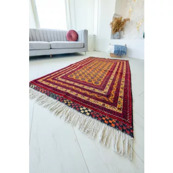 Kézi csomózású perzsa szőnyeg afghan prémium 100x150cm
