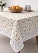 Asztalterítő Pvc Aliz színes apró virágos csipkés 122x152cm