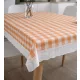Asztalterítő Pvc Aliz Barack Kockàs csipkés 122x152cm