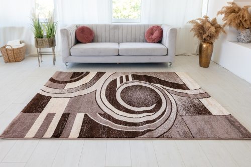 Modern szőnyeg Alina 2453 (Brown) 200x280cm Bézs