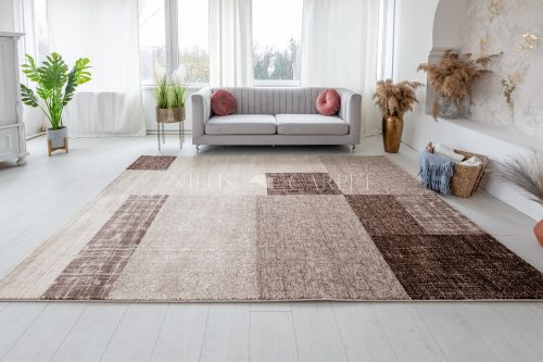 Modern szőnyeg Alina 2458 (Brown) 120x170cm Bézs