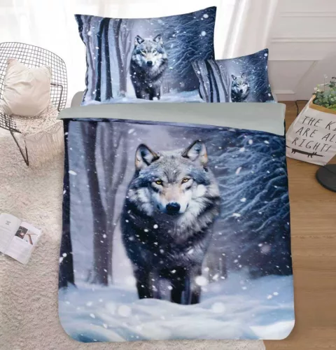 Ágyneműhuzat Animals új Farkasos 6 részes