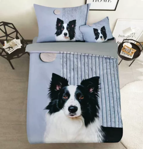 Ágyneműhuzat Animals új Border Collie kutyás 3 részes
