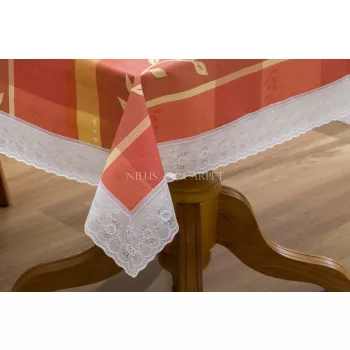 Asztalterítő Ariana csipkés tera virágos 
