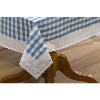 Asztalterítő Ariana csipkés barna rózsás 