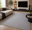 Rövid szálú modern szőnyeg Armoni kollekcióból szurke színben, 3D geometrikus mintával.