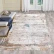 Kortárs modern szőnyeg krém színben, rövid szőrű Mykonos designer nappali szőnyeg exkluzív otthonokhoz.