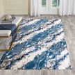 Modern szőnyeg Mykonos 7125 (Cream-Navy) 80x150cm Kék-Krém