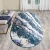 Modern szőnyeg Mykonos 7125 (Cream-Navy) Ovális 60x80cm Kék-Krém