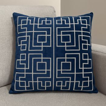 Athen modern kék pàrnahuzat 45x45cm