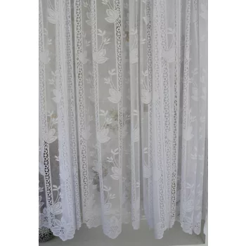 Kész függöny Aubrey Fehér 