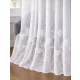 Függöny méteráru Azrah Jacquard Pitypang minta 250cm magas Fehér