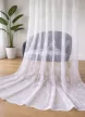 Függöny méteráru Azrah Jacquard Pitypang minta 160cm magas Fehér