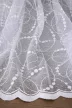 Függöny méteráru Azrah Jacquard Karika-hullám minta 180cm magas Fehér
