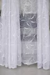 Függöny méteráru Azrah Jacquard Karika-hullám minta 180cm magas Fehér