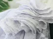 Függöny méteráru Azrah Jacquard Karika-hullám minta 180cm magas Fehér