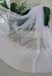 Kész függöny Azrah fehér Márvány margaréta minta 