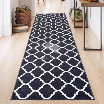 Futószőnyeg Berber modern 67cm széles méteráru Antracit