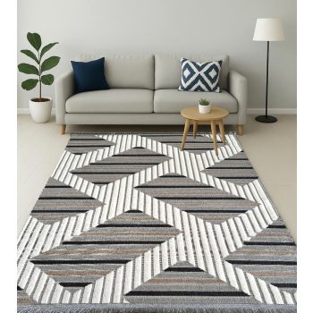   Modern szőnyeg Bohemian (C. Antrasit) 120x170cm Szürke-Bézs