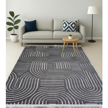 Modern szőnyeg Bohemian (Antracit) 120x170cm Sötétszürke