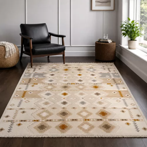 Modern szőnyeg Bohemia 3574 (Cream D Beige) 60xszett 3db os Színes