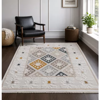   Modern szőnyeg Bohemia 3575 (Cream D Beige) 60xszett 3db os Színes