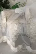 Kész függöny Bolero 77 Barokk törtfehér Krém minta 280x250cm 