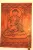 Indiai Ágytakaró Buddha pamut Narancs  205x230cm