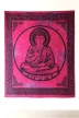 Indiai Ágytakaró Buddha pamut rózsaszín  205x230cm