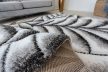 Shaggy szőnyeg California 3D 502 (Grey White) 