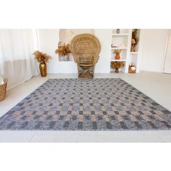 Sizal szőnyeg 8716 (Silver-Antracit) 200x280cm Szürke