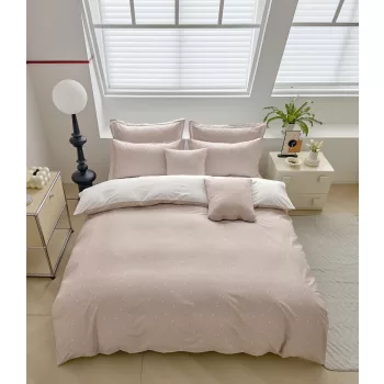 Ágyneműhuzat Charlotte pöttyös bézs 3 részes