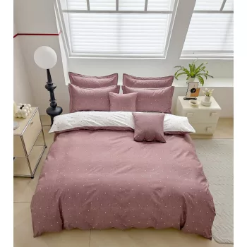 Ágyneműhuzat Charlotte pöttyös púder 3 részes