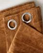 Függöny outlet Charlotte sötétítő függöny prémium bársony anyag karikás kivitel
