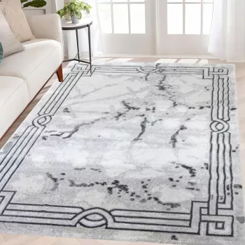 Modern szőnyeg Cleopatra 8563 (White-Grey)