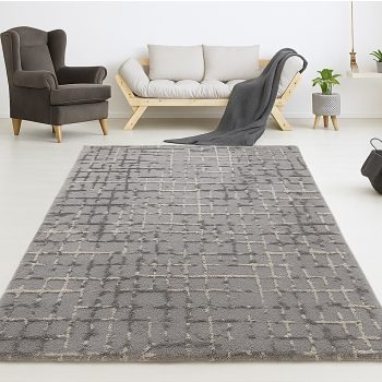 Modern szőnyeg Cozy Lux 3046 (L.Grey) 80x250cm Szürke