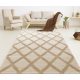 Modern szőnyeg Cozy Lux 3202 (Beige) 40x70cm Bézs-Krém