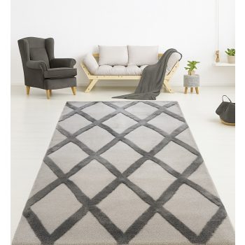 Modern szőnyeg Cozy Lux 3202 (L.Grey) 200x290cm Szürke