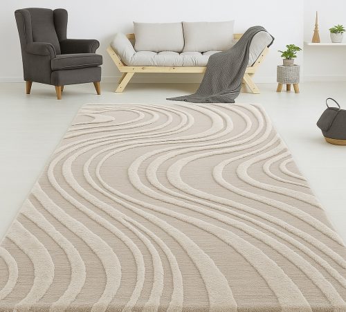 Modern szőnyeg Cozy Lux 3325 (Beige) 80x250cm Bézs-Krém