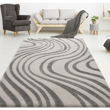 Modern szőnyeg Cozy Lux 3325 (L.Grey) 60x110cm Szürke