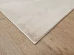Krém színű modern nappali szőnyeg nyusziszőrme tapintással