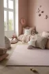 Akciós púder rózsaszín nyusziszőrme tapintású modern nappali szőnyeg