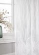 Kész függöny Dalí fehér Modern hullám minta 