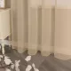 Függöny méteráru Lux Voile Damaskus 290cm magas Bézs
