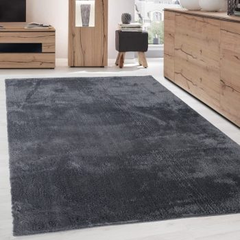   Shaggy szőnyeg Damaskus (Dark Grey) 160x230cm Sötét Szürke