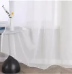 Függöny méteráru Lux Voile Damaskus 290cm magas Krém-Ekrü