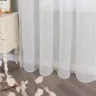 Kész függöny Damaskus voile Ekrü 300x280cm Rúdra húzható