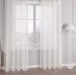 Kész függöny Damaskus voile Ekrü 300x280cm Rúdra húzható
