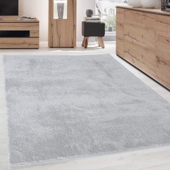   Shaggy szőnyeg Damaskus (Light Grey) 80x150cm Világos Szürke